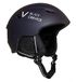 Black Crevice Stripe Skihelm