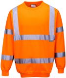 Portwest Hi-Vis Sweatshirt B303 - Oranje - 5XL