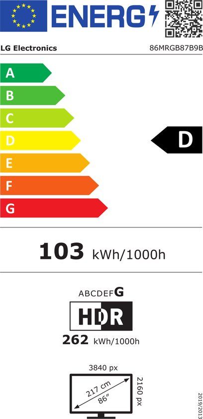 LG 86MRGB87B9B / Smart TV / 86 inch / 2026