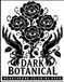 Monochrome Dark Botanical Coloring Book