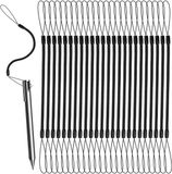 Allecto Plus Elastische Pennenriem 24 Stuks Anti-Verlies Noir