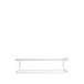 Essem Design Étagère à chaussures Classic 650 blanc/blanc, 2 niveaux, 100 cm