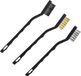 OEMG - Mini Wire Brush - Set de 3 brosses - Noir