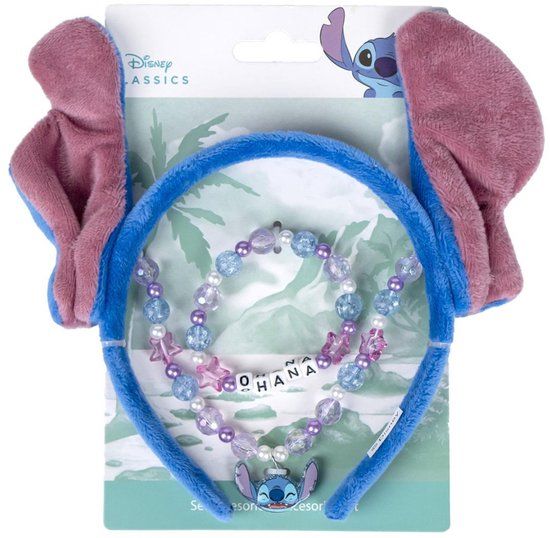 ARTESANIA Disney Lilo en Stitch Ohana sieraden en hoofdband set