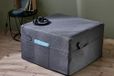 ABEIL Deluxe grijs extra bed verwarmer/matras met overtrek