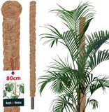 KOTARBAU® Kokosstok, Plantenstok, ⌀ 2,5 x 80 cm, Kokosstaaf, Klimhulp Monstera, Bruin, Kokosvezel