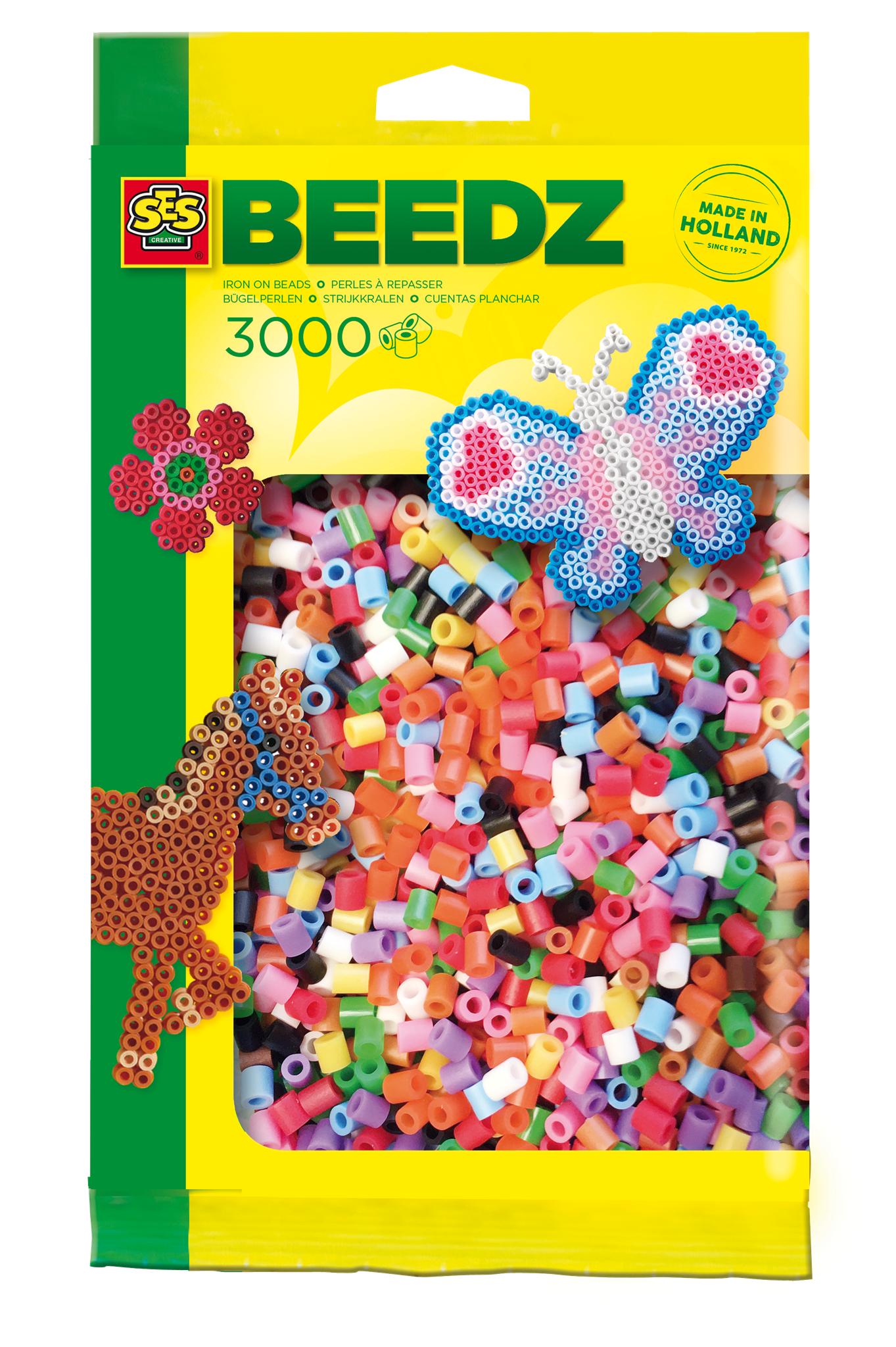 ses Beedz Mix strijkkralen 3000 basic - multi
