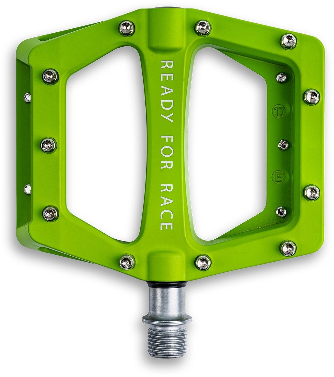RFR Flat Race Pedalen - Groen - Aluminium - Mountainbike
