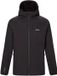 Regatta Ossek Softshell jas voor heren, 3XL, zwart, waterafstotend, winddicht, met capuchon