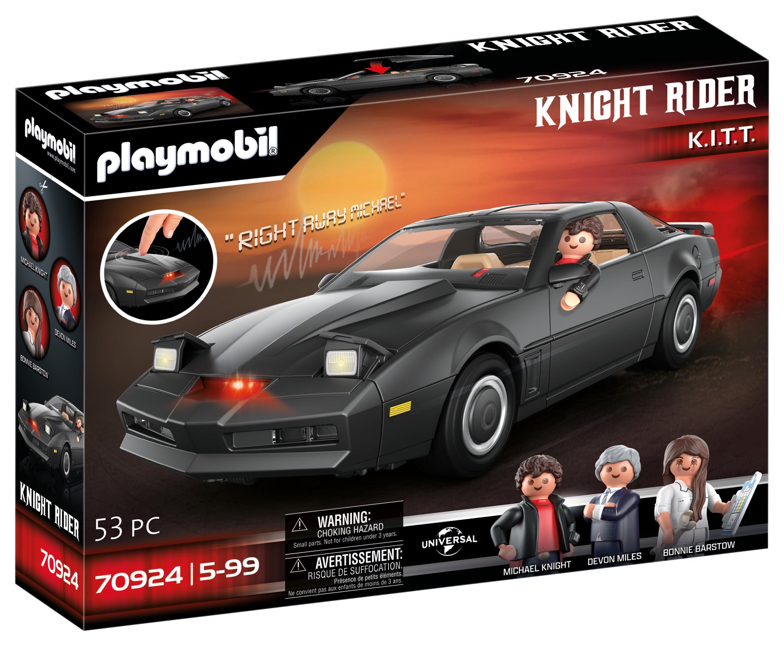 PLAYMOBIL Knight Rider K.I.T.T. 70924 - Action/Adventure Speelgoedset - Zwart - 5+ Jaar