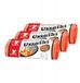Kuchcik Sacs poubelles 35L - 15 pièces - Orange avec Fermeture Pratique