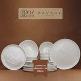 OZ Home Bavary Moon 24-delig Wit Porselein Servies