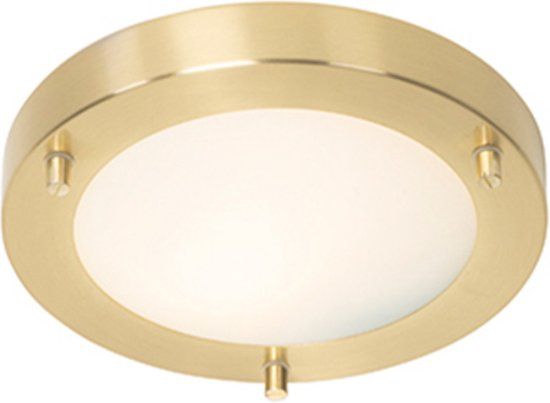 QAZQA Yuma - Modern Outdoor Ceiling Light - 18 cm - Gold/Brass