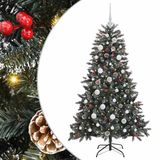 vidaXL Kunstkerstboom met 150 LED Groen 120 cm PVC en Plastic en Staal