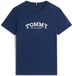 Tommy Hilfiger T-shirt Monotype Print Graphic Kinderen 12 jaar Blauw