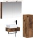 vidaXL Ensemble de meubles de salle de bain 4 pièces Vieux bois Bois traité
