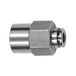 Riegler 846.014-12 ES Rechte steekschroefverbinding, buitenzeskant, G 1/4 i., voor buitenslang Ø 12 mm, werkdruk max. 20 bar, roestvrij staal 1.4404
