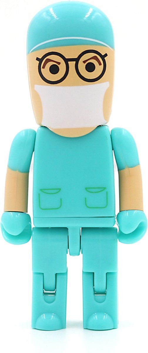Ulticool USB-stick dokter ziekenhuis operatie 128 GB USB 3.0 - blauw