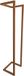Wiesbaden Loft Handdoekrek 95 x 25 x 20 cm - Geborsteld Brons Koper
