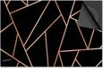Dietrix Inductie beschermer 77x51 - afdekplaat inductie mat - Dietrix Kookplaat beschermer - DELUXE - Hexagon - Moza?ek?ek Brons Koper