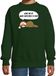 Bellatio Decorations Luiaard Kersttrui sweater - Wake me up when christmas is over - groen - voor kinderen - Kerstkleding - Dieren 122/128
