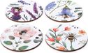 Puckator Onderzetters - Nectar Meadows Bijen - Set 4 - 10cm