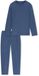 SCHIESSER Pyjama lang ' Modern Essentials ' blauw denim