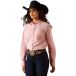 Ariat Chemise à manches longues Kirby Stretch Rose/Rose Camélia Rayé XXL