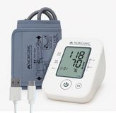 Mobiclinic Tensimax - Bloeddrukmeter Bovenarm - Met hartslagmeter - 22-45 cm Manchet - Automatisch - USB-C Aansluiting - LCD-scherm - 90 geheugens - Medisch Gecertificeerd - Aanbevolen door Hartstichting - Wit