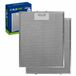 Alapure 2x Metaalfilter voor Rosières 49016227 352x284mm