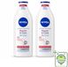 Nivea Repair & Care Bodylotion - 72 Stunden Feuchtigkeit - Für sehr trockene Haut - 400 ml - Großpackung - 2 Stück