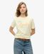 Superdry Lo-fi Outdoor T-shirt Yellow Women's Size 42