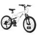 VEVOR Vélo de montagne 20 pouces, 6 vitesses, cadre en carbone, suspension complète