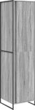 vidaXL Kast 2 stuks Grijs Sonoma 50 x 50 x 200 cm Bewerkt hout