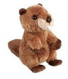 Ravensden Pluche Bever Knuffel - 15 cm - Bruin