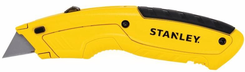 STANLEY Uitschuifmes - Geel - Metaal - 3 reservemesjes