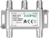 Axing BVE 4-01X 4-voudige verdeler 7,5 dB 5-1800 MHz TV Data Internet Kabeltelevisie