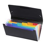 Viquel Rainbow Class – opbergmap voor kantoor – documententas met 6 posities – organizer voor kantoor uittrekbaar – kunststof sorteermap