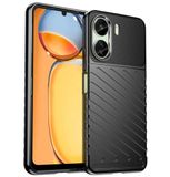 Thunder Armor Flexibele Gel Beschermhoes voor Xiaomi Poco C65, Zwart