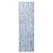 Rideau anti-mouches 90x200 cm chenille argenté