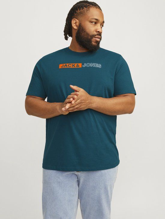 JACK & JONES PLUS JJECORP LOGO TEE PLAY SS O-N NOOS PLS Heren T-shirt - EU4XL