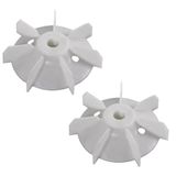 cyclingcolors 2 x ventilatorwiel, elektromotor, kunststof, compressorventilator, ventilatorbladen, as, loopwielmotor, 120 mm x 14,2 mm