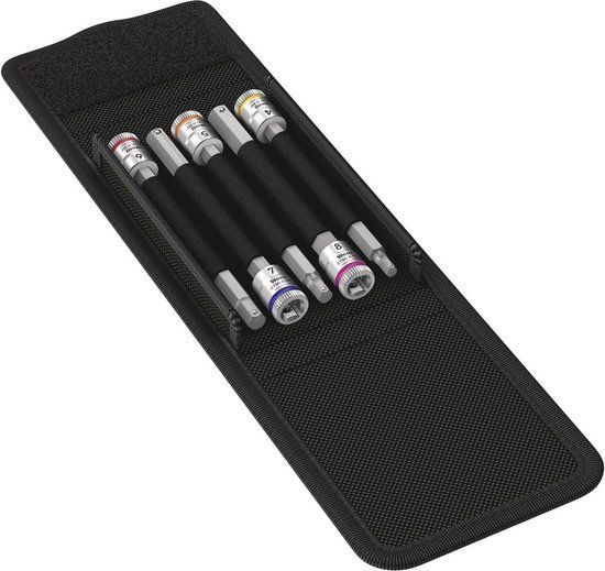 Wera 8740 A HF 1 Zyklop 5-delige Bitdoppenset - Inbus - 1/4"