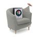 FAVERTI Clubfauteuilhoes met stoelhoes, zeer elastisch, compatibel met IKEA TULLSTA en Bakla, model Novelle, lichtgrijs, hoogwaardige jacquard-stof, katoen
