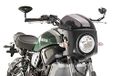 Puig Retro matzwart paneel 8933F 16 inch, Yamaha XSR700 Xtribute 19'