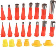 Shenzhen Haorui Industrial Technology Co., Ltd. Kitspuitmond-applicator 16-delige - Roestvrijstalen Kitgereedschapset