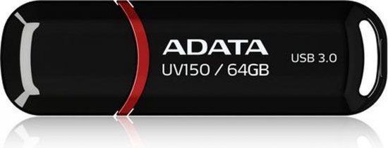 ADATA DashDrive UV150 - USB stick - 64 GB - USB 3.0 - zwart