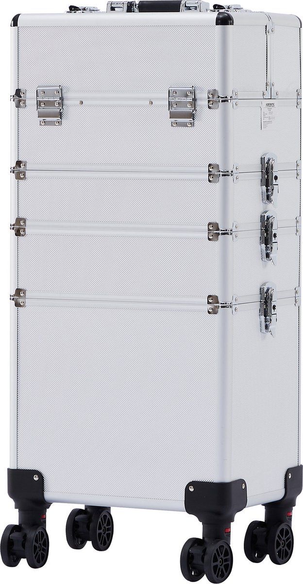 Arebos 4in1 ijdelheidsgeval Trolley Koffer Make-up kit Schoonheid Kapperszaak - 4260627424153