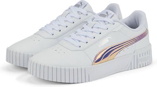Puma Carina 2.0 Holo Meisjes Sneakers - Wit - Maat 37