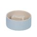 Nobby 82439 Bone anti-flapper voerbak, diameter 15 x 6 cm, 0,5 liter, grijs/crème